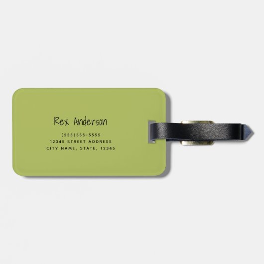 Dinos Bagagelabel (Achterkant horizontaal)