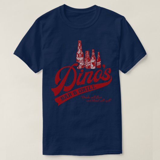 Dinos Bar en Grill T-shirt (Design voorkant)