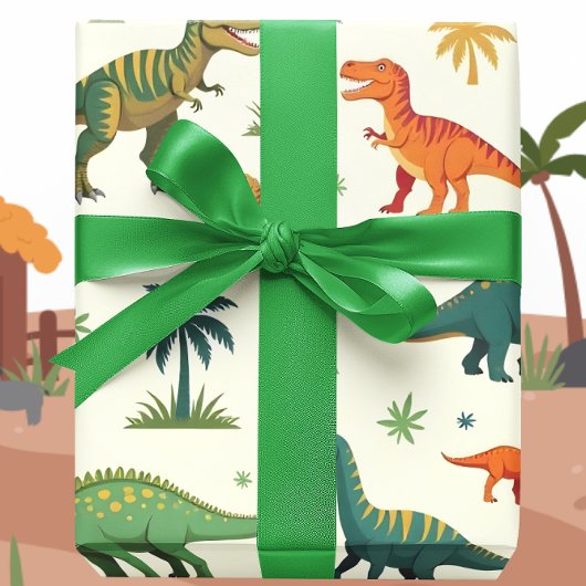 Dinos Cadeaupapier