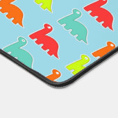 Dinos colorés sur bleu (Coin)