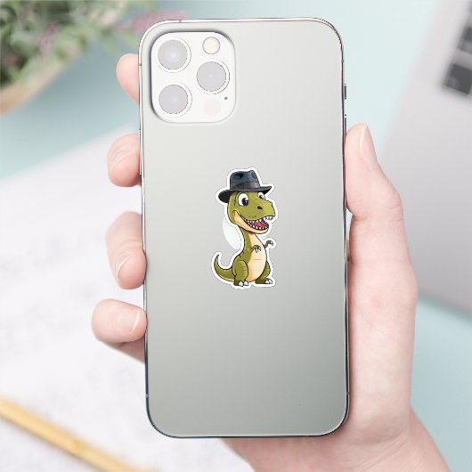 Dino's Got Style Sticker (Telefoon)