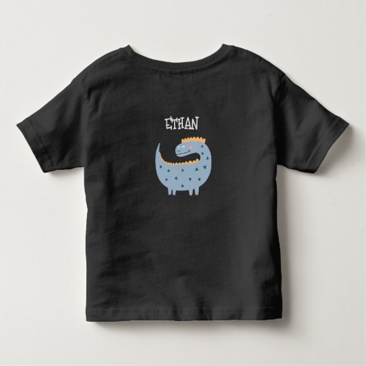 Dinos laten we brullen kids verjaardag kinder shirts (Achterkant)