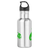 Dinosauer speeltrommels - Kies achtergrondkleur Waterfles (Achterkant)