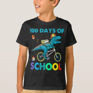 Dinosaur 100 dagen Kinder schooljongens T-shirt