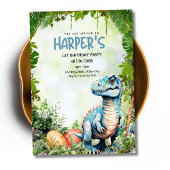 Dinosaur 1er invitation anniversaire, Jurassic Par