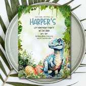 Dinosaur 1er invitation anniversaire, Jurassic Par