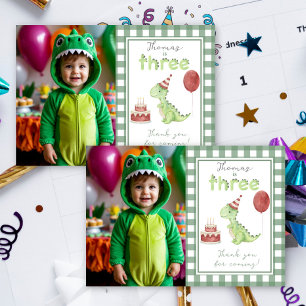 Dinosaur 3e anniversaire merci