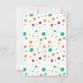 Dinosaur 3rd Birthday Invitation Kaart (Achterkant)