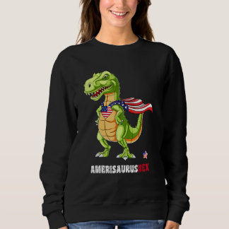 Dinosaur 4th Of July Kids Boys Men Amerisaurus T R Trui
