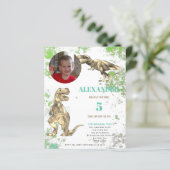 Dinosaur 5e anniversaire T-Rex Budget Modèle photo (Debout devant)