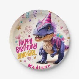 Dinosaur Adventure Happy Birthday Papieren Bordje