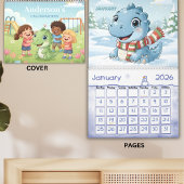 Dinosaur Adventure Personalized Kids Calendar 2026 Kalender