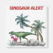 Dinosaur Alert Magneet (Voorkant)