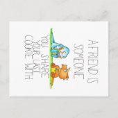 DINOSAUR AMIS 2 carte postale par Nicole Janes (Devant)