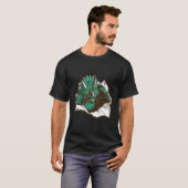 Dinosaur Angry Scary T-shirt (Voorkant volledig)
