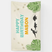 Dinosaur Anniversaire Bannière Dino Party (Vertical)