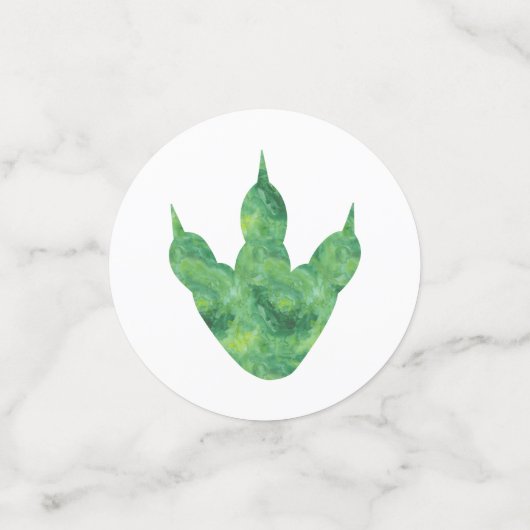 Dinosaur Anniversaire Confetti (Petit recto)