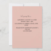 Dinosaur Anniversaire Fête Invitation (Dos)