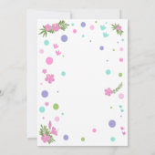 Dinosaur Anniversaire Invitation Party comme un Di (Dos)