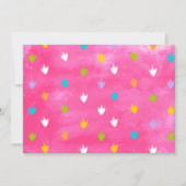 Dinosaur Anniversaire Remerciements Cartes de fill (Dos)