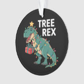 Dinosaur Arbre de Noël Rex Pyjamas de Noël Lumière (devant)