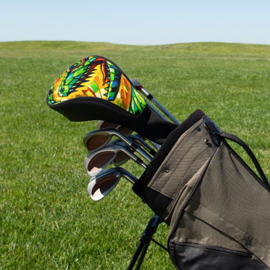 Dinosaur Art Golfheadcover (Insitu)