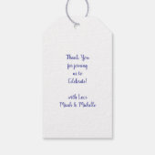 Dinosaur Baby shower Cadeaulabel (Achterkant)