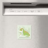 Dinosaur Baby shower Favor Magnet Magneet (Insitu (Vaatwasser))
