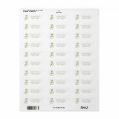 Dinosaur Baby shower Hatching Soon Return Adres Etiket (Full Sheet)