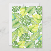 Dinosaur Baby shower Invitation garçon (Dos)