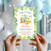 Dinosaur Baby shower Invitation garçon