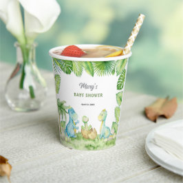 Dinosaur Baby shower Papieren Bekers
