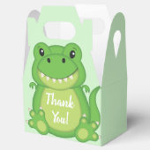 Dinosaur Baby shower T-Rex Bedankdoosjes (Geopend)