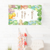 Dinosaur Baby Welkom Spandoek (Insitu)