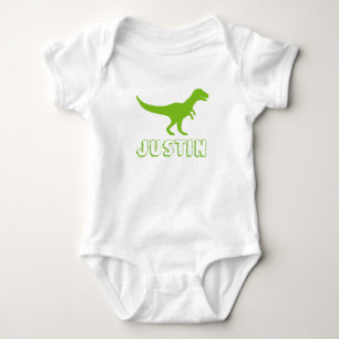 Dinosaur babykleding gepersonaliseerd met kinder n romper