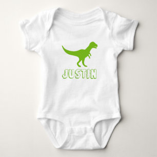 Dinosaur babykleding met kinder naam romper