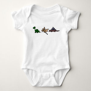 Dinosaur baby's romper