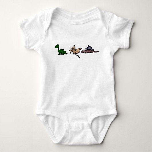 Dinosaur baby's romper (Voorkant)