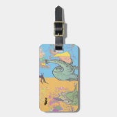Dinosaur Bagagelabel voor kinderen (Voorkant verticaal)