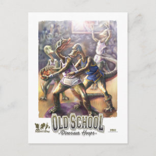 Dinosaur Basketball Briefkaart