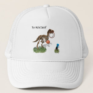 Dinosaur Basketball Trucker Hat Pet