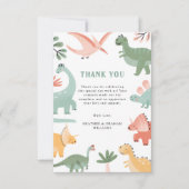 Dinosaur Bedankkaart (Voorkant)