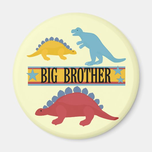 Dinosaur Big Brother Magneet (Voorkant)