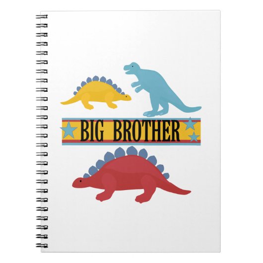 Dinosaur Big Brother Notitieboek (Voorkant)