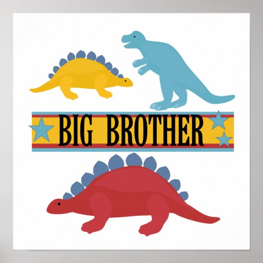 Dinosaur Big Brother Poster (Voorkant)