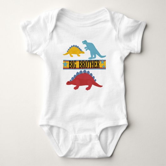 Dinosaur Big Brother Romper (Voorkant)