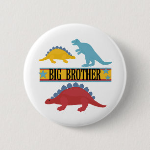Dinosaur Big Brother Ronde Button 5,7 Cm