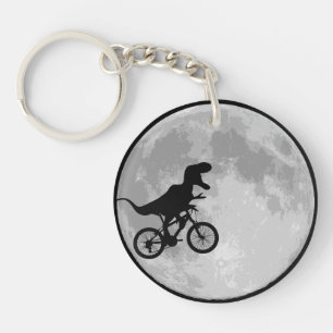 Dinosaur Bike & Moon Sleutelhanger