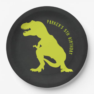 Dinosaur Birthday Chalkboard Papieren Bordje
