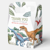Dinosaur Birthday Favor Box Bedankdoosjes (Geopend)